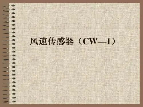 风速传感器(CW—1)