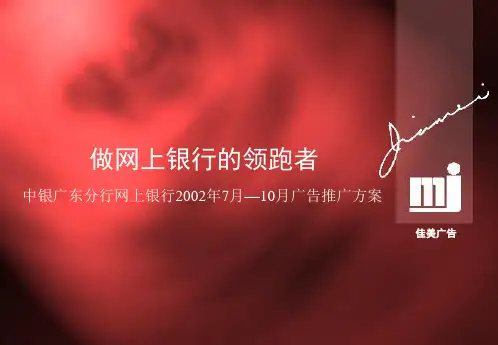 中国银行网上银行广告推广方案.ppt