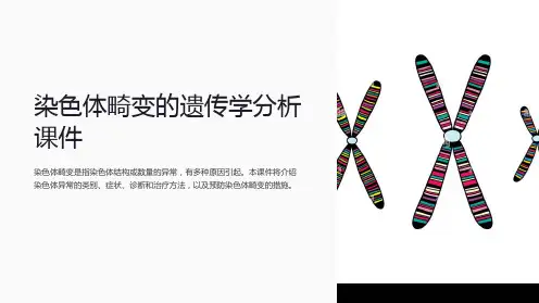 染色体畸变的遗传学分析课件