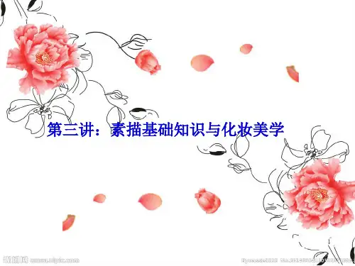 第三讲：素描的基础知识化妆美学
