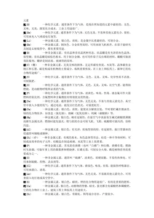 钛 化学元素