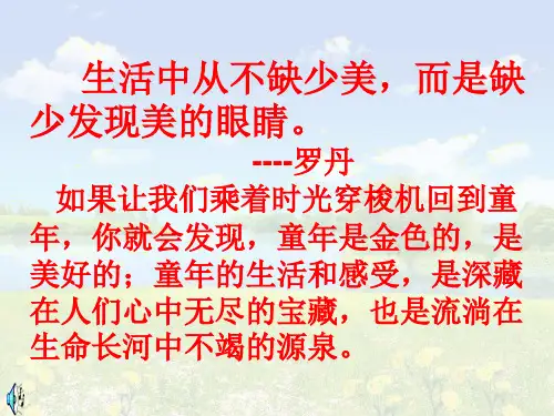 部编版语文五年级上册24《月迹》说课课件