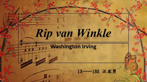 华盛顿欧文Rip-van-Winkle-PPT课件