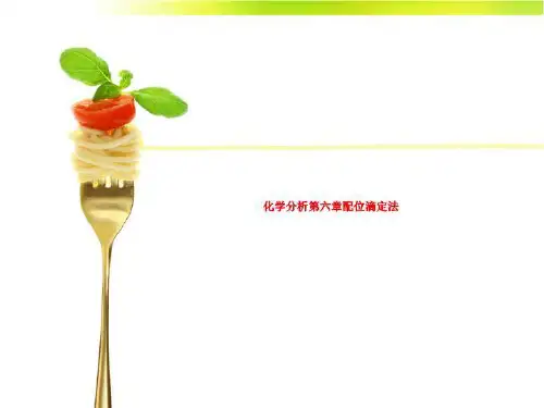 化学分析第六章配位滴定法