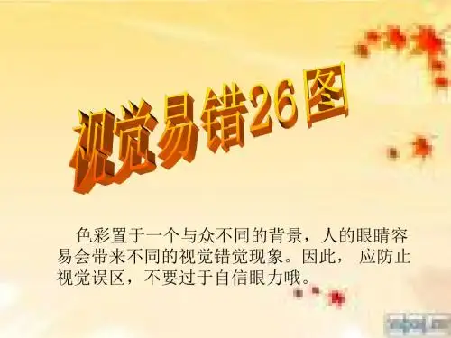 视觉易错26图