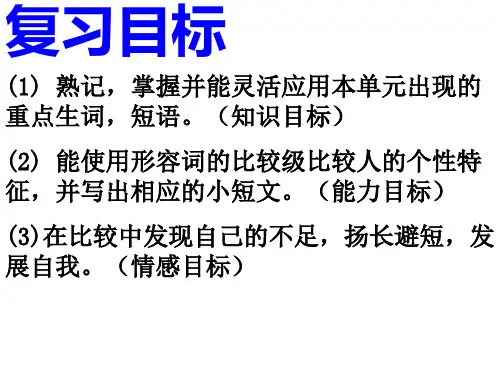 八年级英语上学期unit6 revision  新目标(PPT)5-3
