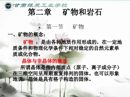 煤矿地质第二章三大类岩石简述