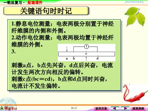 42   电位测量与电流计指针偏转问题分析精品PPT课件