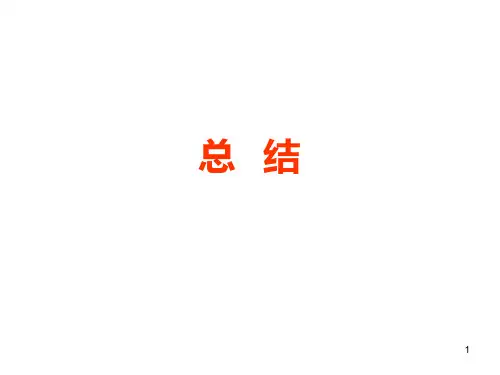 《自动控制原理》全书总结PPT课件