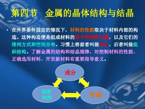 结晶与相图铁碳合金工程材料基础知识