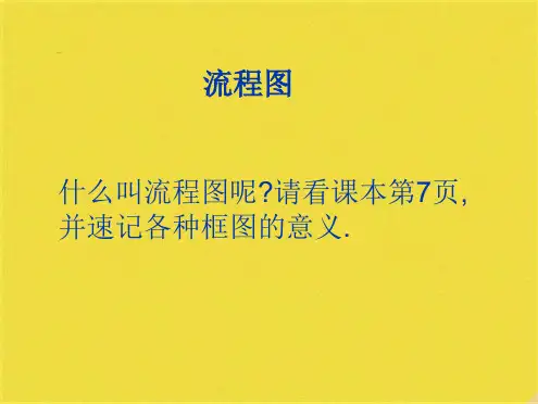 流程图(顺序结构)(共15张PPT)