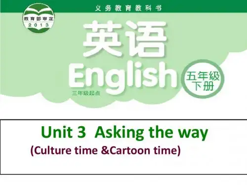 (译林版)5B Unit3  Asking the way(p2)公开课课件