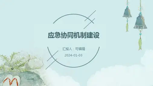 应急协同机制建设