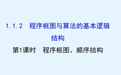高中数学人教A版必修3课件1121程序框图顺序结构
