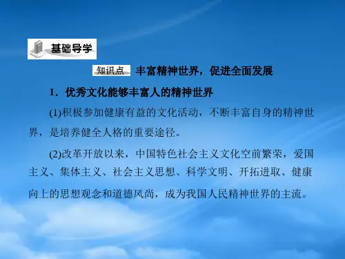 高中政治第一单元第二课文化对人的影响第2课时文化塑造人生课件理新人教必修3.ppt