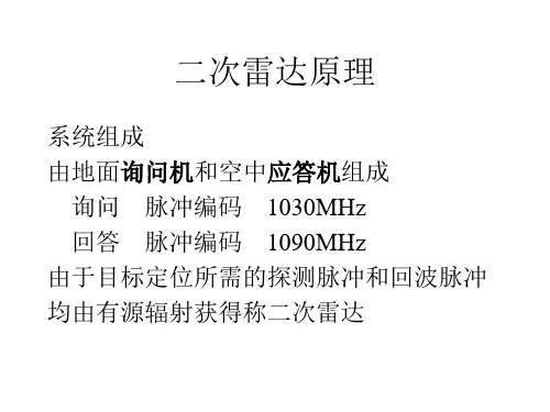 二次雷达原理(入门)