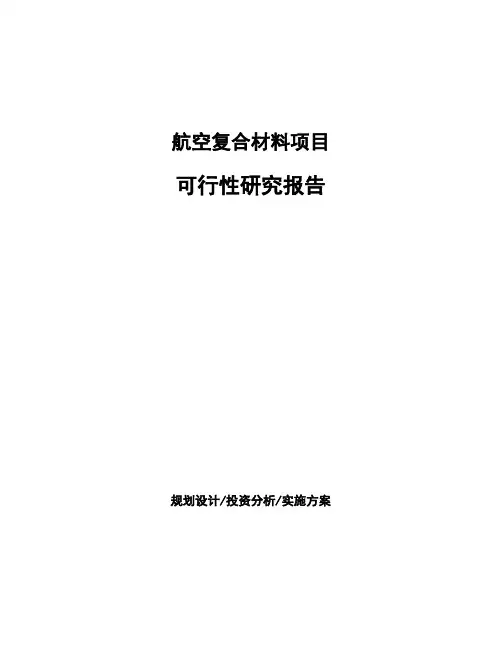 航空复合材料项目可行性研究报告 (1)