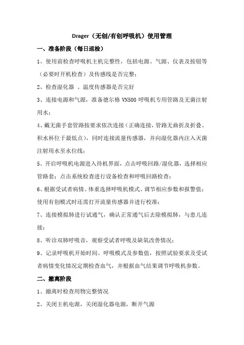 Drager管理制度