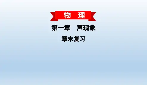 物理苏科版八年级上第1章章末复习(习题PPT)