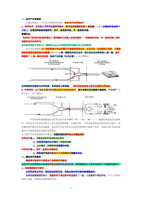 回声产生的原因