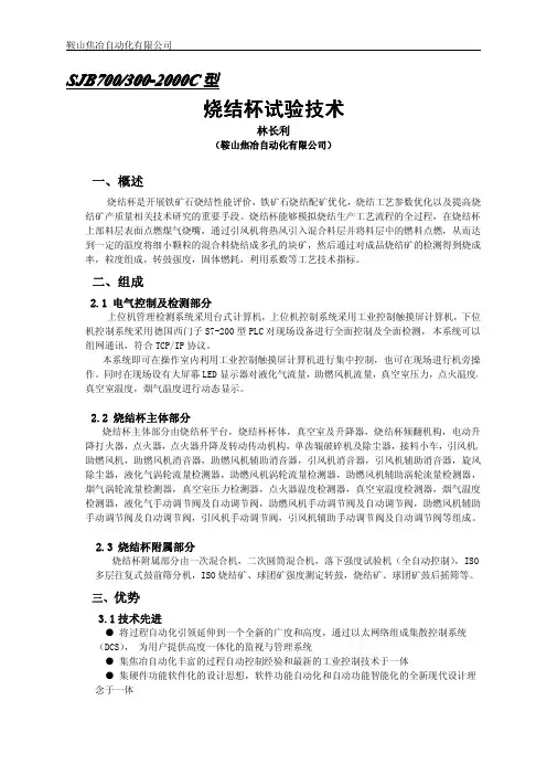 烧结杯试验