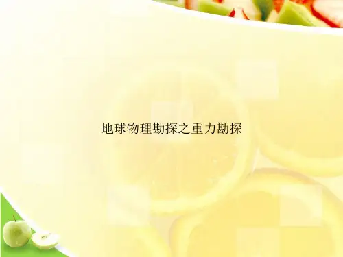 地球物理勘探之重力勘探ppt文档