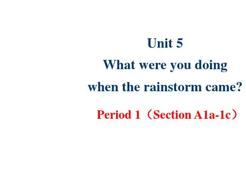 人教英语八年级下册Unit5SectionA 1a-1c(共32张PPT)