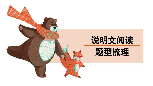 说明文阅读精讲(精品课件)