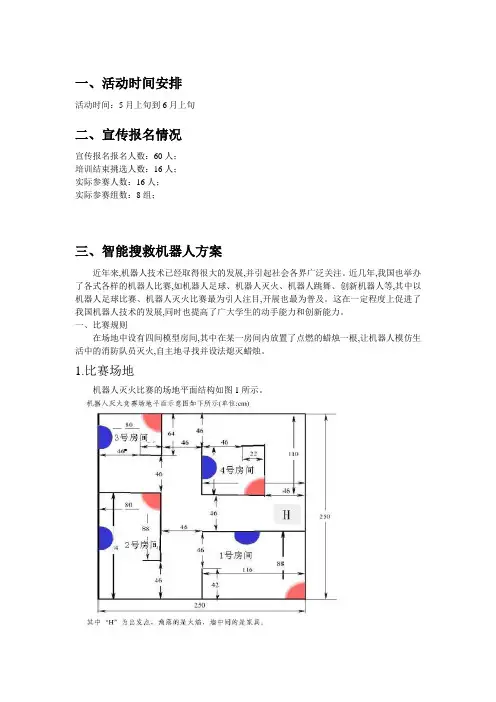 智能搜救机器人方案