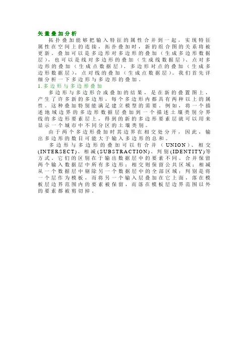 叠加分析