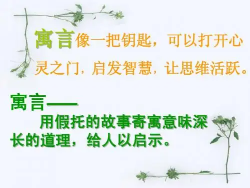 《智子疑邻--塞翁失马》复习