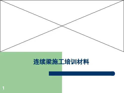连续梁讲座ppt课件
