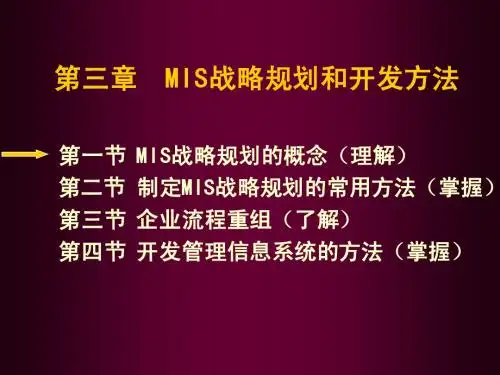 MIS第三章