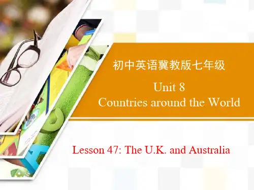 冀教版七年级上册英语Lesson47 The U.K.and Australia