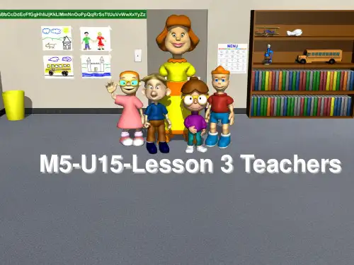 M5-unit15 lesson3 Teachers课件