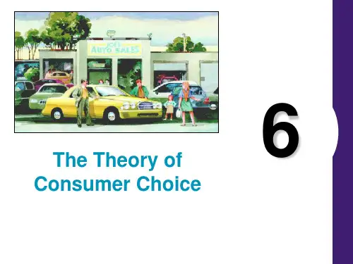 lecture 06 consumer theory