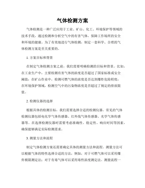 气体检测方案