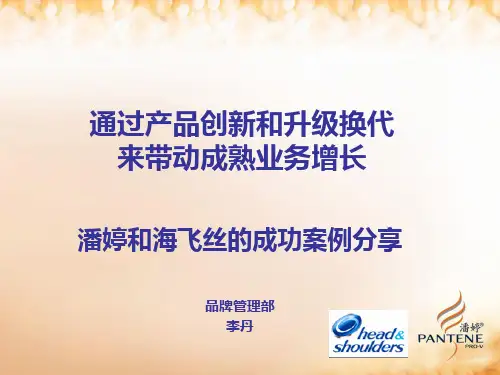 潘婷及海飞丝产品创新案例