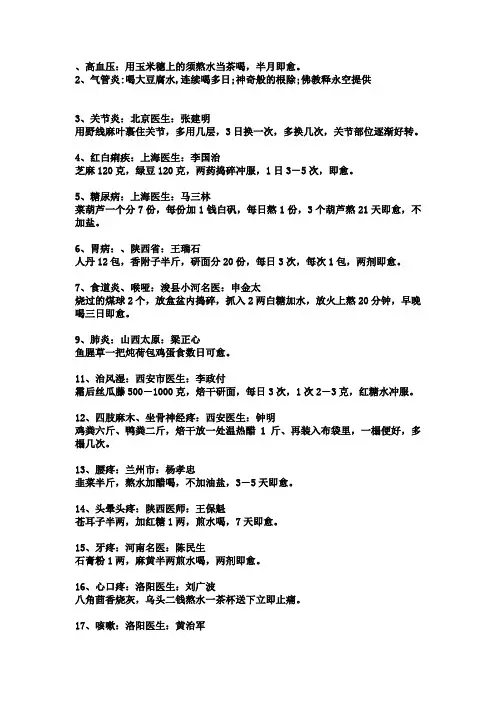 中药方