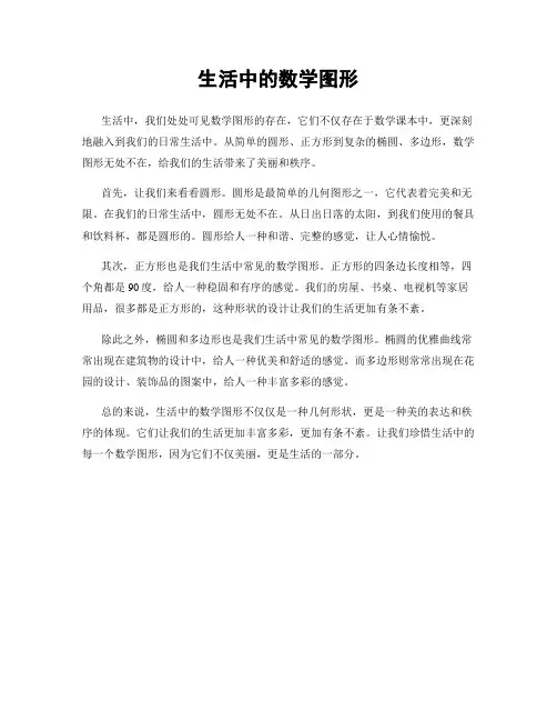 生活中的数学图形