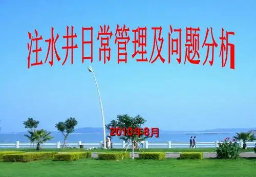 注水井日常管理及问题分析
