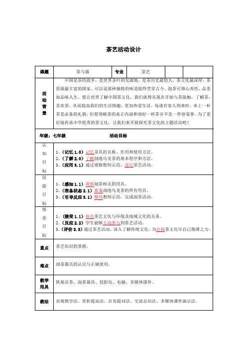 初中综合实践活动《业体验及其他活动  5.中西方餐饮文化对比》优质课教案_0