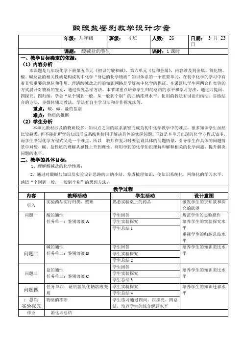 沪教版九年级下册初中化学《5.初识酸和碱 5.2酸和碱的性质研究 酸和碱的应用》_2