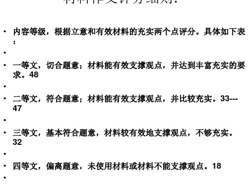 记叙文作文写作指导：点题与扣题[优质ppt]