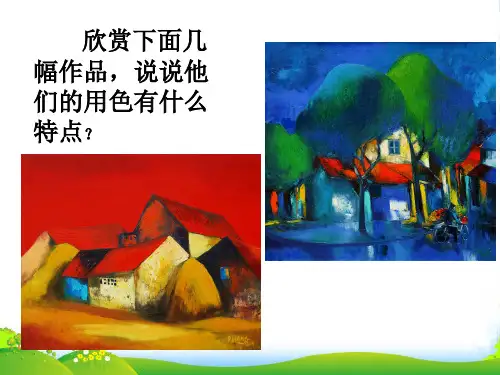人教版五年级美术：《色彩的对比》课件