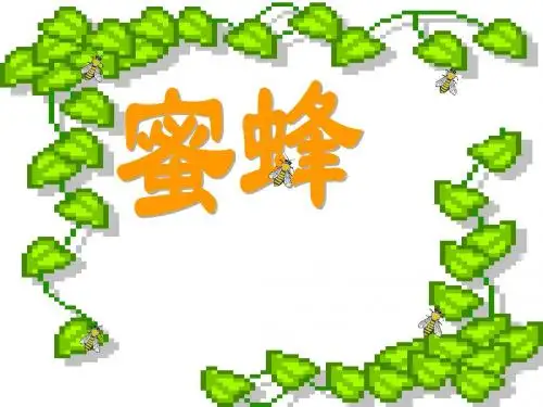 小学《蜜蜂》ppt课件