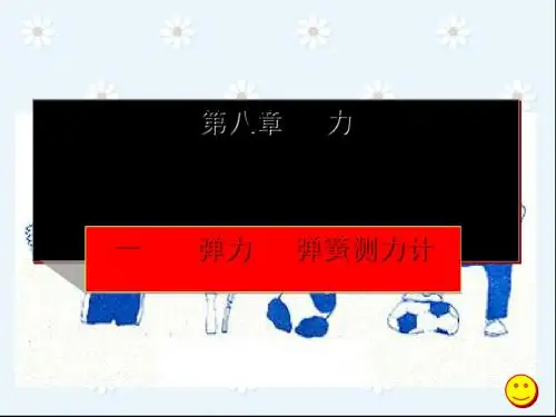 弹力、弹簧测力计 PPT课件 人教版