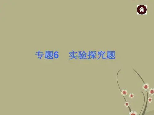 【夺分天天练】(天津专用)中考化学总复习 专题6 实验探究题课件课件(自主梳理+热身反馈+典例分