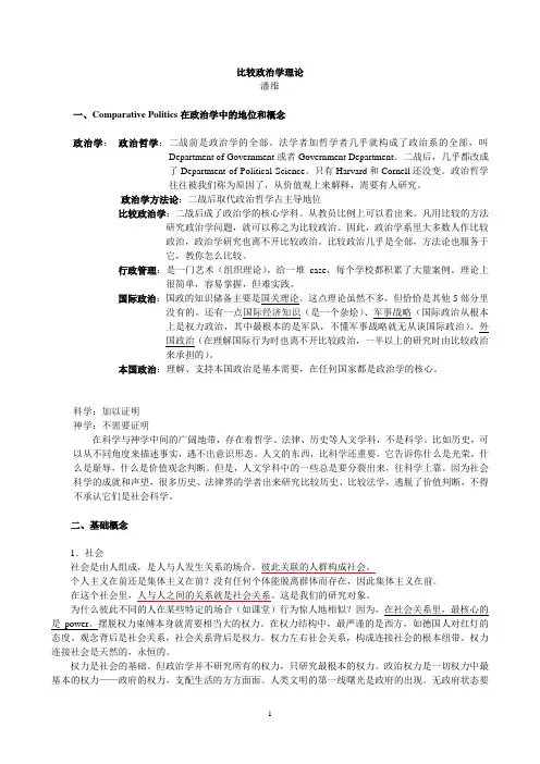 比较政治理论