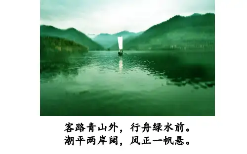 古诗鉴赏专题课件共33张